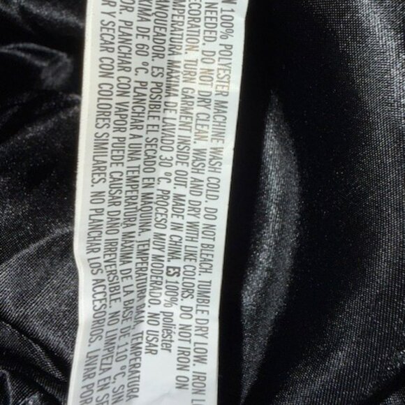 Retro Led Zeppelin Rare Limited Edition Black Satin Bomber / Varsity Tour Jacket - Picture 16 of 16